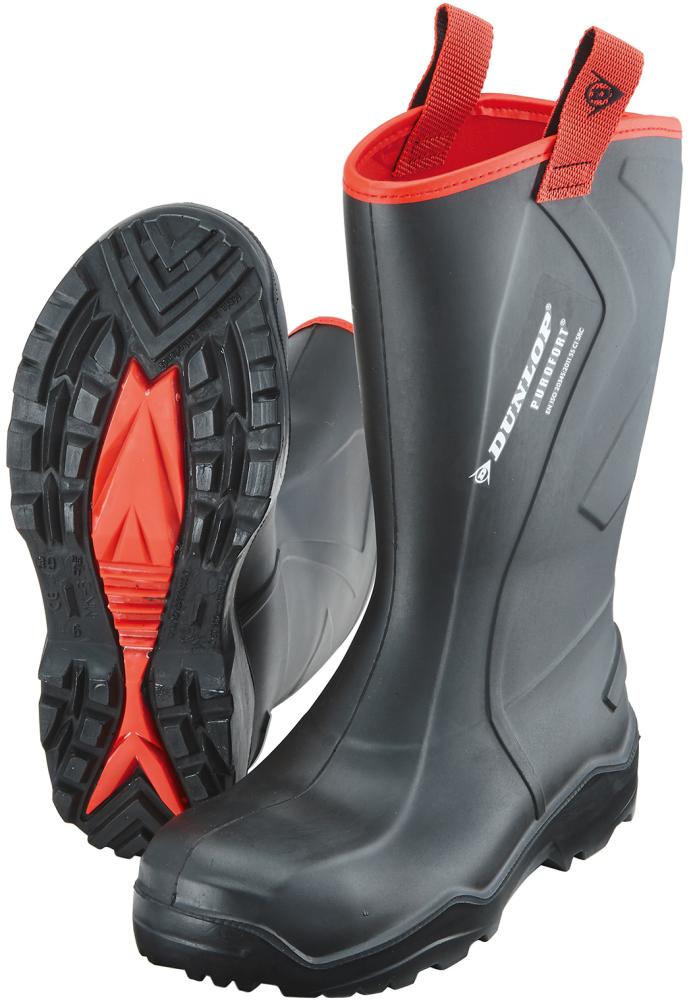 Stiefel Dunlop Purofort+ Rugged, Gr. 39, schwarz Stiefel Dunlop Purofort+ Rugged, Gr. 39, schwarz