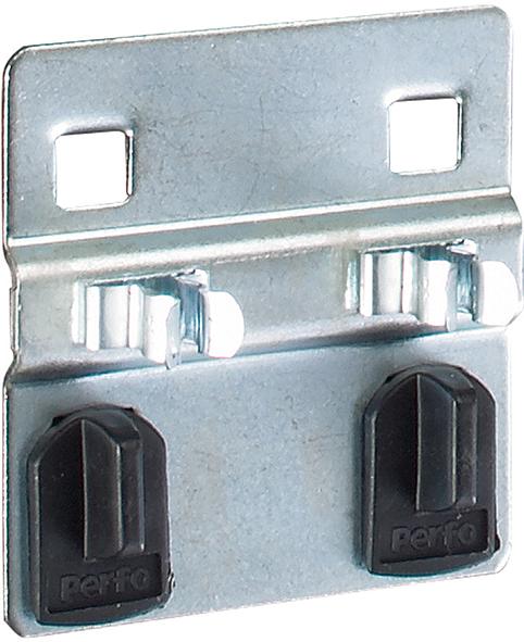 Doppelte Werkzeugklemme B60xT60xD2x6 mm für Lochplatten für Lochplatten bott Doppelte Werkzeugklemme B60xT60xD2x6 mm für Lochplatten für Lochplatten bott