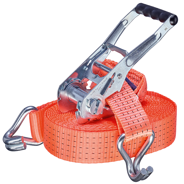 Produktbild Ratschen-Zurrgurt, 8 Meter, 50 mm, 2-teilig, mit Spitzhaken Feldtmann