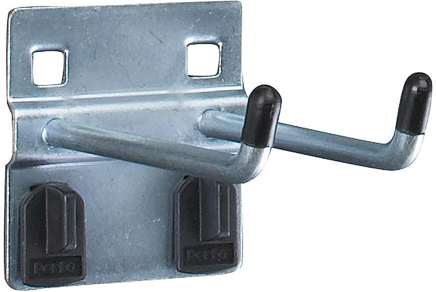 Doppelhaken B20xT75xH60xD6 mm für Lochplatten für Lochplatten bott Doppelhaken B20xT75xH60xD6 mm für Lochplatten für Lochplatten bott