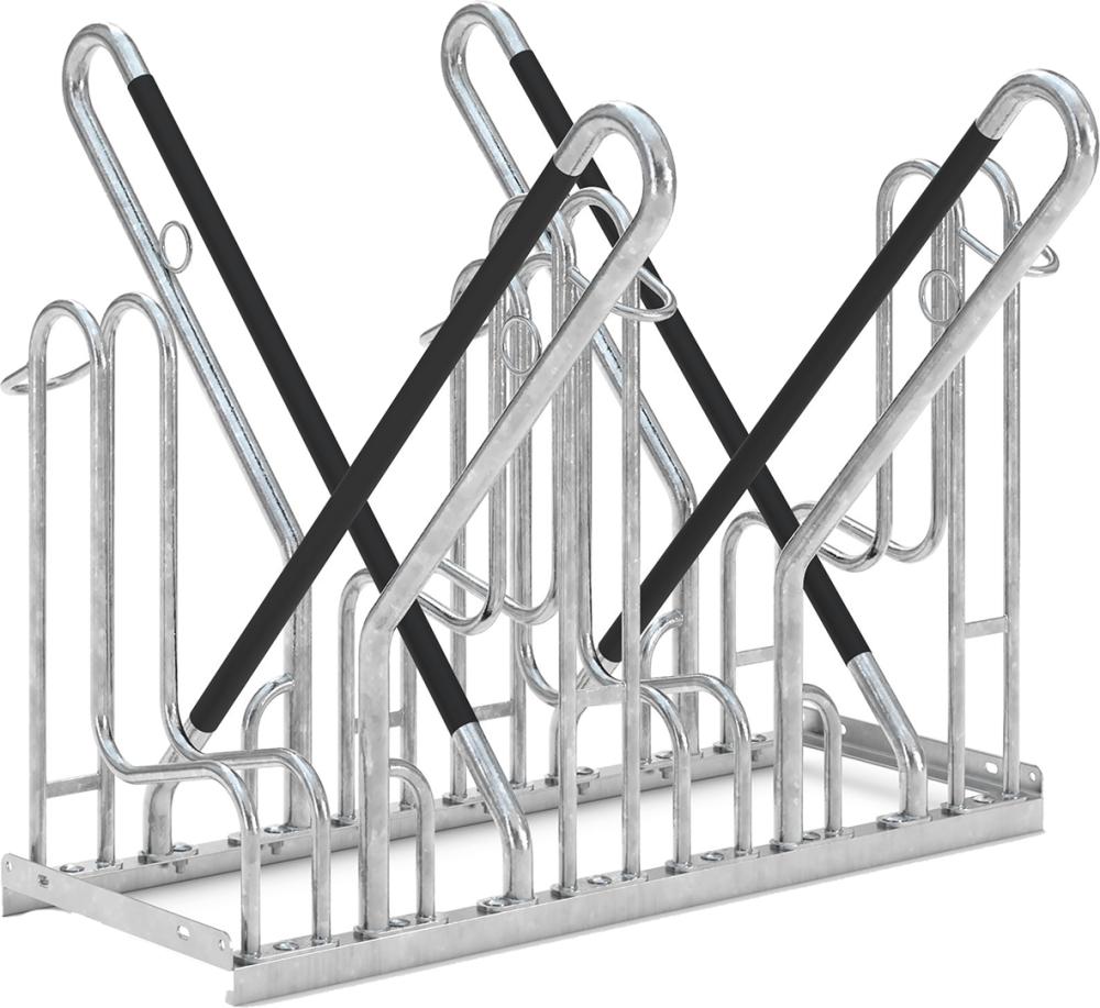 Fahrrad-Anlehnparker zweiseitig, verzinkt L 1080 mm, 4 Plätze Fahrrad-Anlehnparker zweiseitig, verzinkt L 1080 mm, 4 Plätze