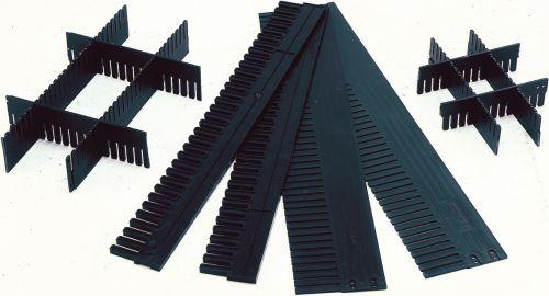 Unterteiler anthrazit L1150xH100xS5 mm VE 10 Stk. individuell zuschneidbar Unterteiler anthrazit L1150xH100xS5 mm VE 10 Stk. individuell zuschneidbar