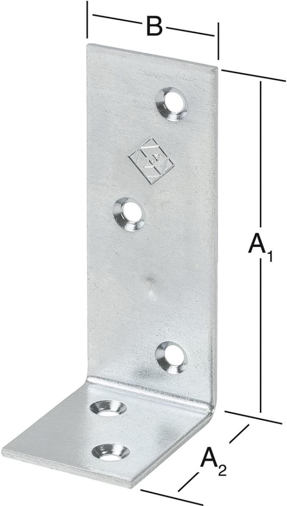 Balkenwinkel verz 240x160mm Nr. 179240Z VORMANN Balkenwinkel verz 240x160mm Nr. 179240Z VORMANN