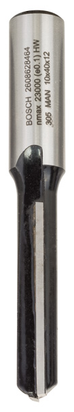 Nutfräser, 12 mm, D1 10 mm, L 40 mm, G 81 mm
