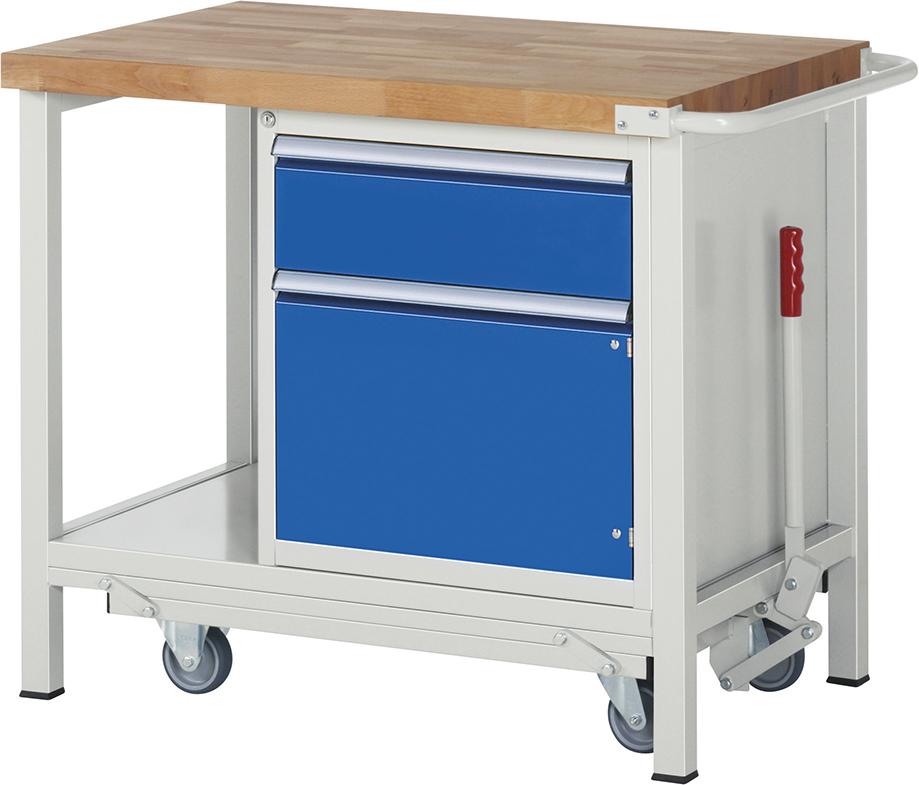 Absenkbare Werkbank 8000 - Modell 8152 B1000 x T700 x H880 mm Absenkbare Werkbank 8000 - Modell 8152 B1000 x T700 x H880 mm