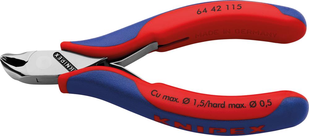 Vornschrägschneider Elektronik mit kleiner Fase 115mm KNIPEX