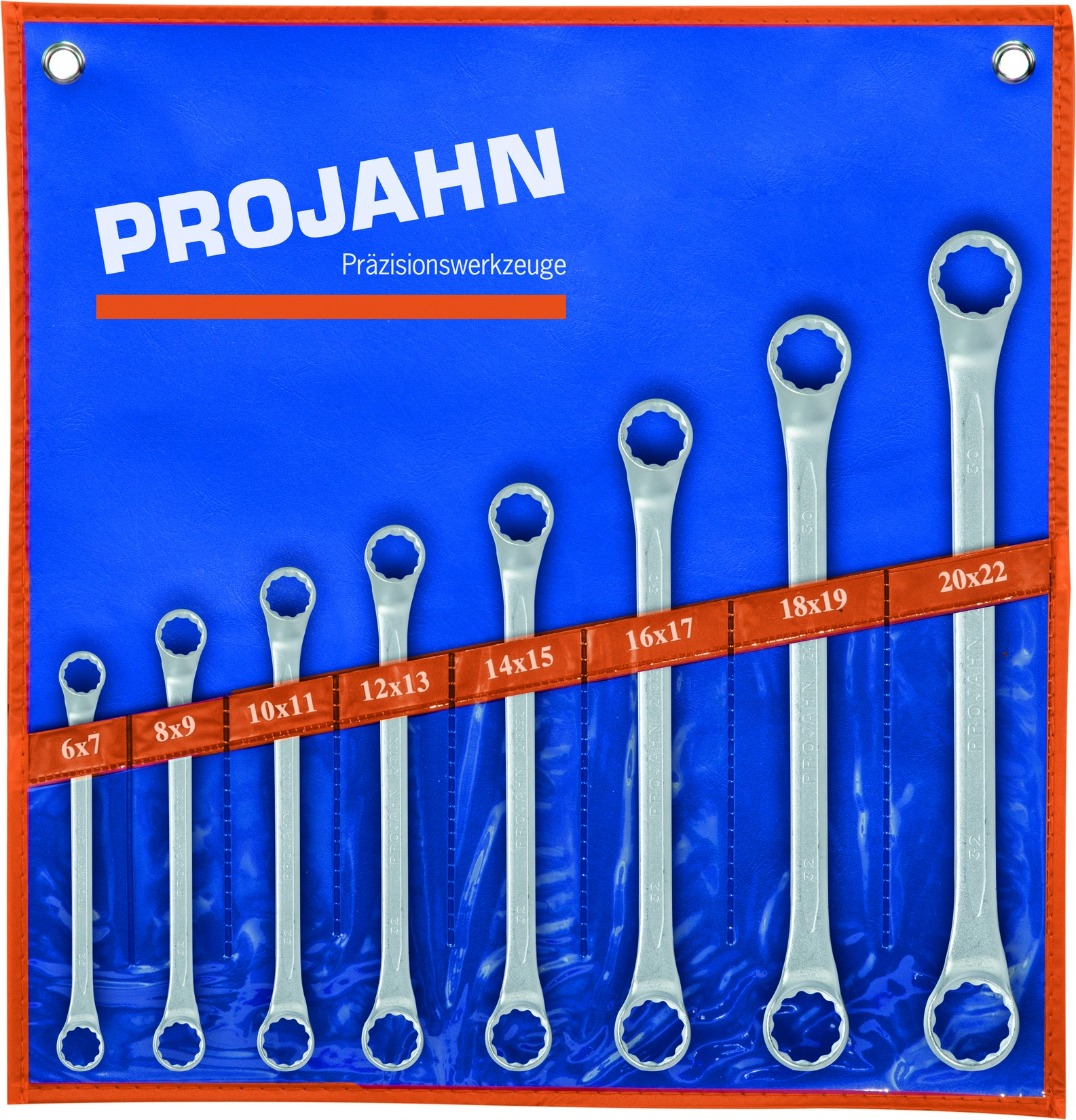 Artikelhauptbild Doppelringschluessel Set 8tlg 6 x 7 - 8 x 9 - 10 x 11 - 12 x 13 - 14 x 15 - 16 x 17 - 18 x 19 - 20 x 22 mm