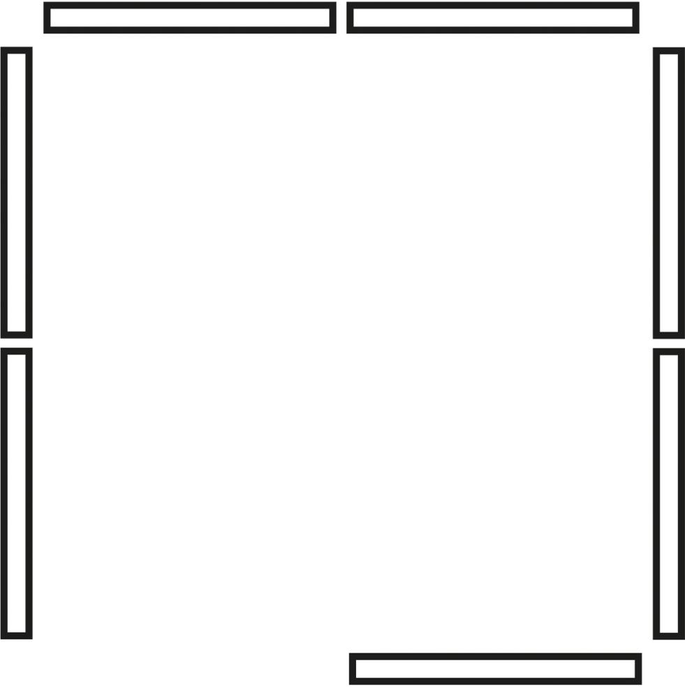 Raucherunterstand Köln K2 b/c, Ral 7016/9002 B2165xT2165xH2510 mm Raucherunterstand Köln K2 b/c, Ral 7016/9002 B2165xT2165xH2510 mm