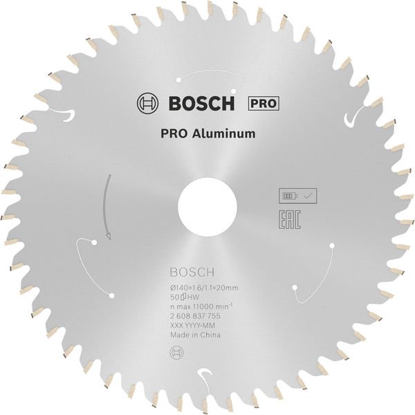 PRO Aluminium cordless Kreissägeblatt, 140 x 1,6 x 20 mm