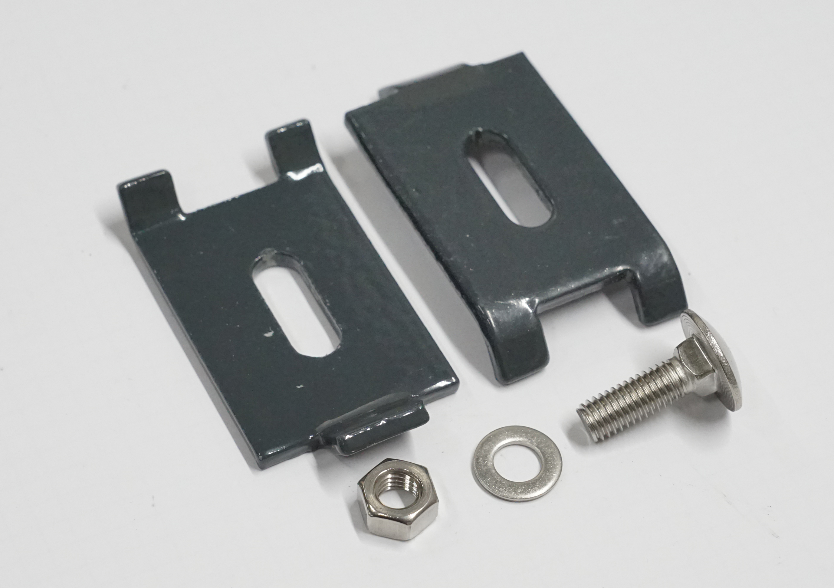 Artikelhauptbild Eckverbinder anthrazit, Set mit Schraube und Mutter