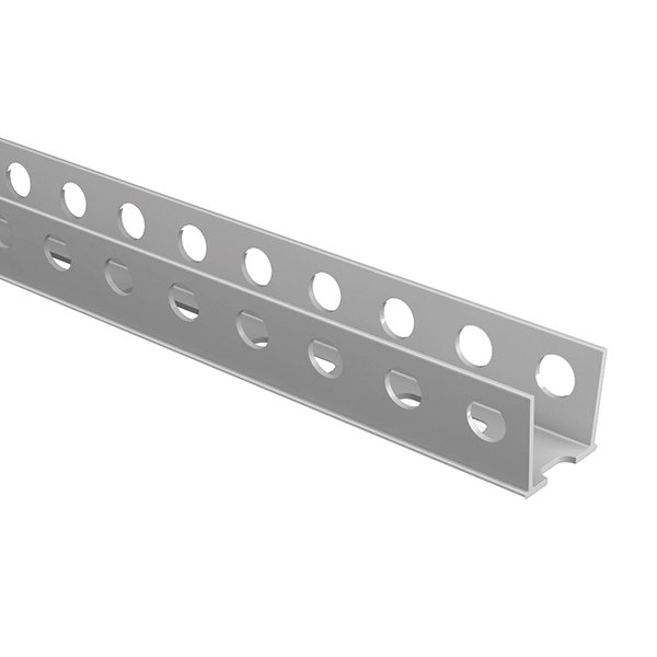 PVC Drunterleiste 35 mm Bunde, Typ geschlossen 2 mtr., Länge: 2 Meter