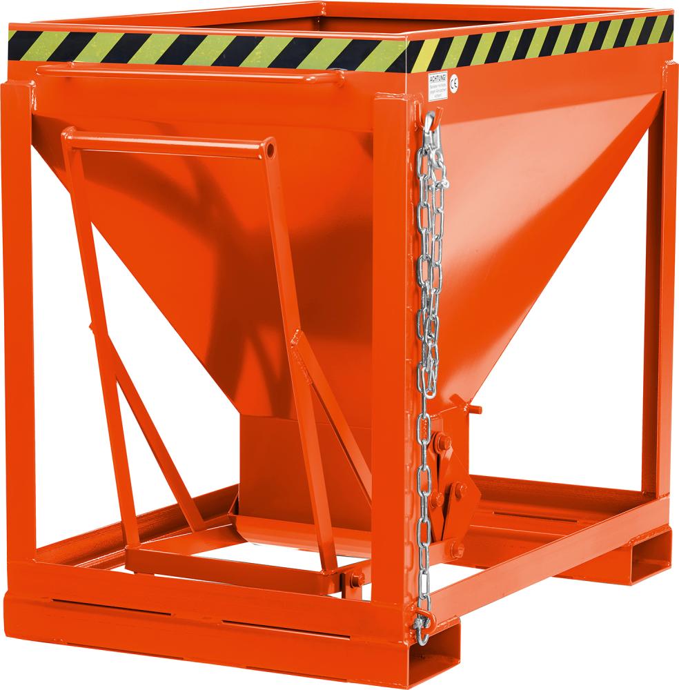 Silowagen Typ RSL-375 780x1200x1030 mm Volumen 0,37 m³Korn 3mm RAL 2004 reinorange Silowagen Typ RSL-375 780x1200x1030 mm Volumen 0,37 m³Korn 3mm RAL 2004 reinorange