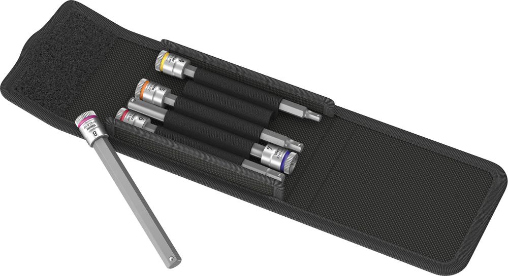 Schraubendrehereinsatz- Satz 1/4" Innensechskant mit Haltefunktion 4-8x100mm 5-teilig Wera Schraubendrehereinsatz- Satz 1/4" Innensechskant mit Haltefunktion 4-8x100mm 5-teilig Wera