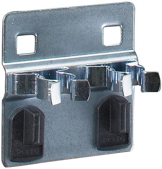 Doppelte Werkzeugklemme B60xT60xD2x16 mm für Lochplatten für Lochplatten bott Doppelte Werkzeugklemme B60xT60xD2x16 mm für Lochplatten für Lochplatten bott