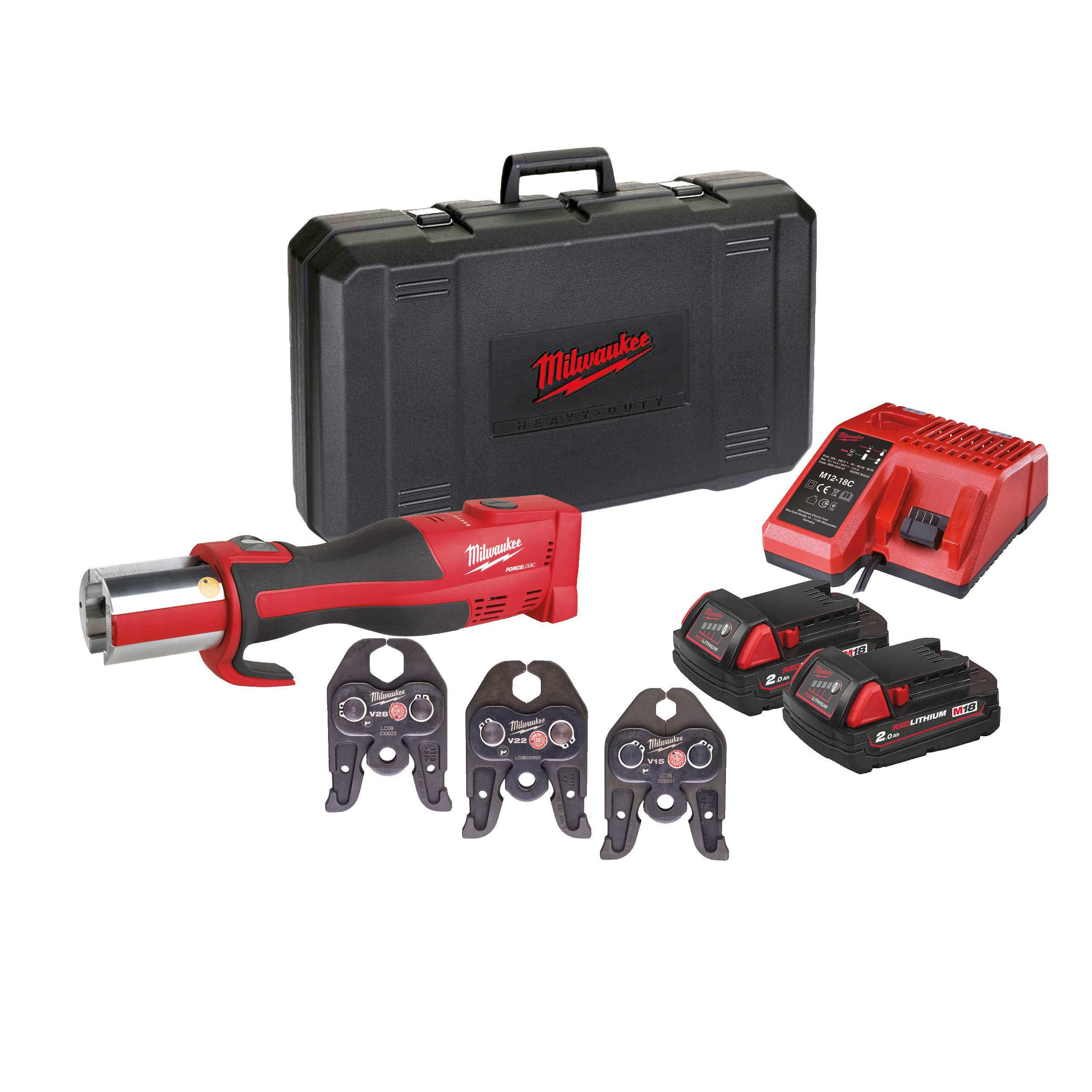 Akku-Presswerkzeug M18BLHPT-202C V-Set