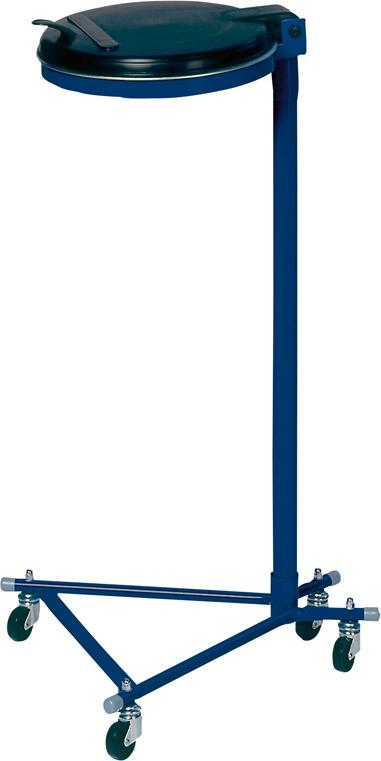 Abfallsammler 120 l blau fahrbar 4 Rll. KS-Deckel VAR Abfallsammler 120 l blau fahrbar 4 Rll. KS-Deckel VAR