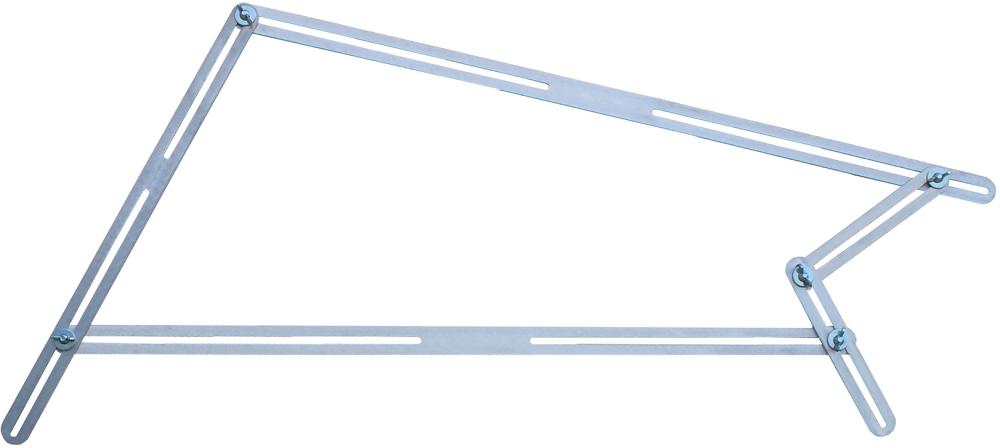 Treppen-Winkelschablone 48 Schienen T512 HEDUE Treppen-Winkelschablone 48 Schienen T512 HEDUE