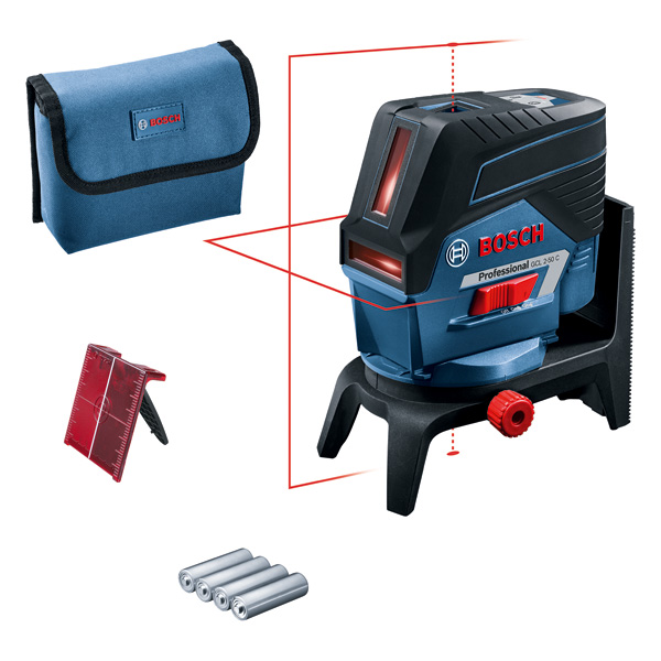 Kombilaser GCL 2-50 C, 4 x 1,5 V-LR6-Batterie (AA)