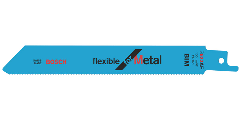 Säbelsägeblatt S 922 AF, Flexible for Metal, 5er-Pack
