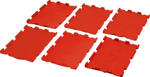 Klappdeckel rot für VTK / D300K,rot B300xT200 mm VE 4 Stk. LA-KA-PE Klappdeckel rot für VTK / D300K,rot B300xT200 mm VE 4 Stk. LA-KA-PE