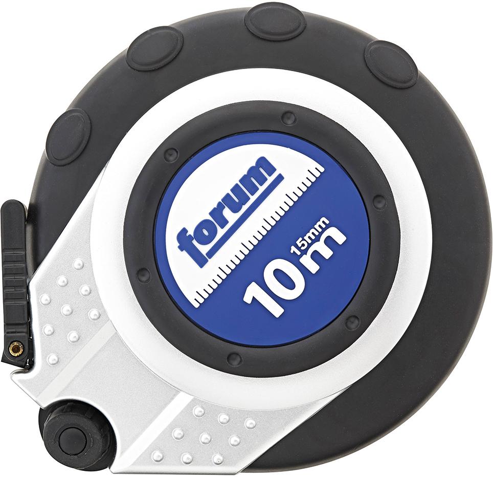 Kapselbandmaß Fiberglas 10m x 15mm FORUM Kapselbandmaß Fiberglas 10m x 15mm FORUM