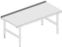 Rückwandbord B 2000xT 40x H 40mm Rückwandbord B 2000xT 40x H 40mm