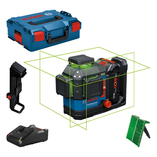 Linienlaser GLL 18V-120-33 CG, 1 x Akku ProCORE18V 4.0Ah in L-BOXX