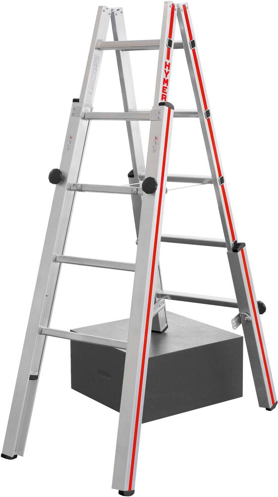 Treppenstehleiter 4123 2 x 5 Sprossen HYMER Treppenstehleiter 4123 2 x 5 Sprossen HYMER