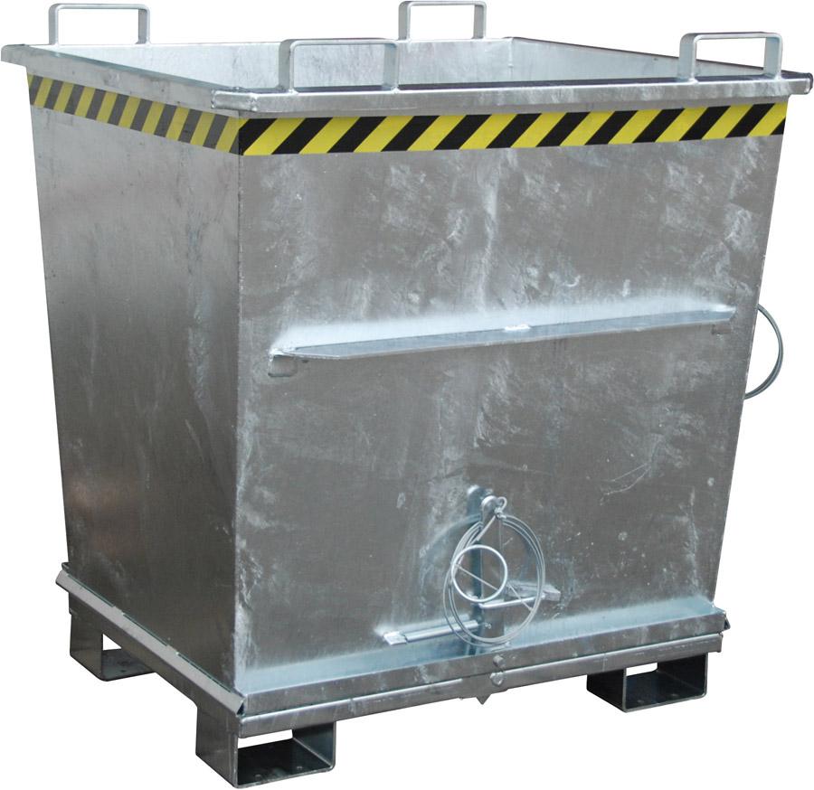 Klappbodenbehälter 1000l B1200xT1040xT1270 mm vzk Tragkraft 2000kg Typ BKB 1000 Klappbodenbehälter 1000l B1200xT1040xT1270 mm vzk Tragkraft 2000kg Typ BKB 1000