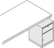Schrankeinheit 1 Schublade, 1 Tür Schrankeinheit 1 Schublade, 1 Tür