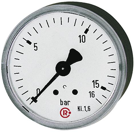 Manometer rückseitig zentrisch 40mm 0-10bar G1/8", Einfachskala, Kunststoffgeh., RIEGLER Manometer rückseitig zentrisch 40mm 0-10bar G1/8", Einfachskala, Kunststoffgeh., RIEGLER