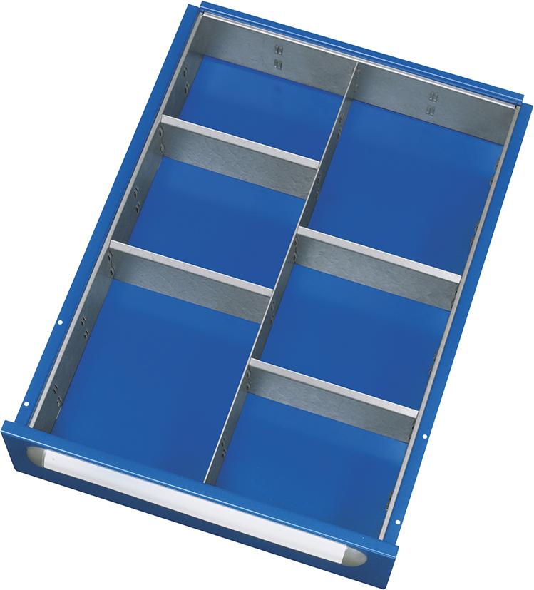 Einteilungsset für FH 120-180mm 1 Trennwand,4 Trennbleche Einteilungsset für FH 120-180mm 1 Trennwand,4 Trennbleche