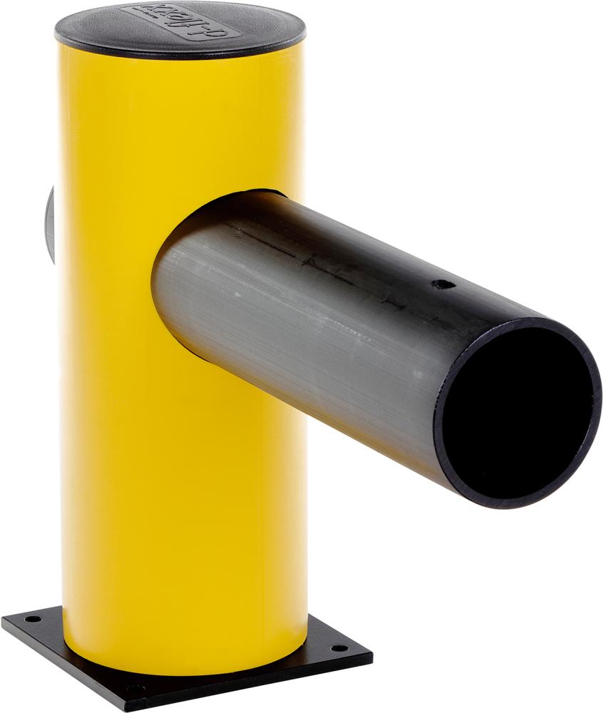 Endpfosten für Barriere Charlie H500xB619xD200 mm schwarz/gelb Endpfosten für Barriere Charlie H500xB619xD200 mm schwarz/gelb