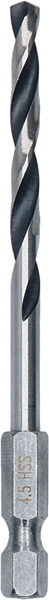 HSS PointTeQ Sechskantbohrer 4,5 mm