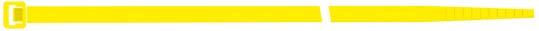 Kabelbinder Nylon gelb 280x4,5mm a100Stück SapiSelco Kabelbinder Nylon gelb 280x4,5mm a100Stück SapiSelco