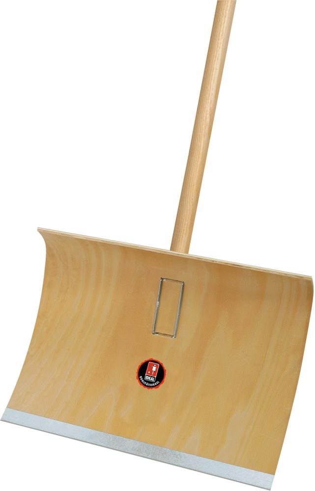 Schneeräumer Sperrholz mit Stiel 50 cm breit Ideal