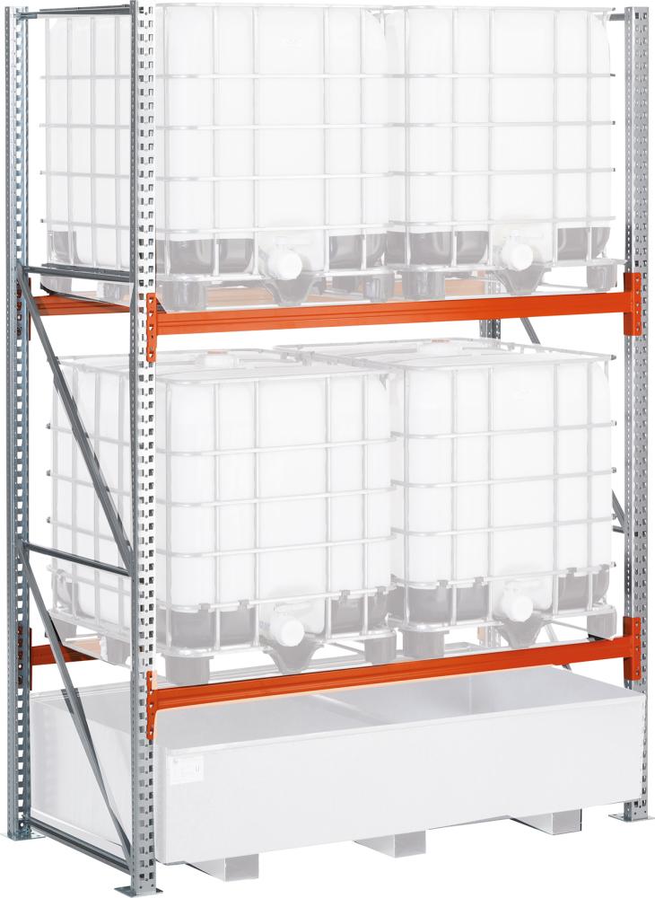 Palettenregal Grundfeld B2370xT1100xH3300 2 Ebenen Palettenregal Grundfeld B2370xT1100xH3300 2 Ebenen