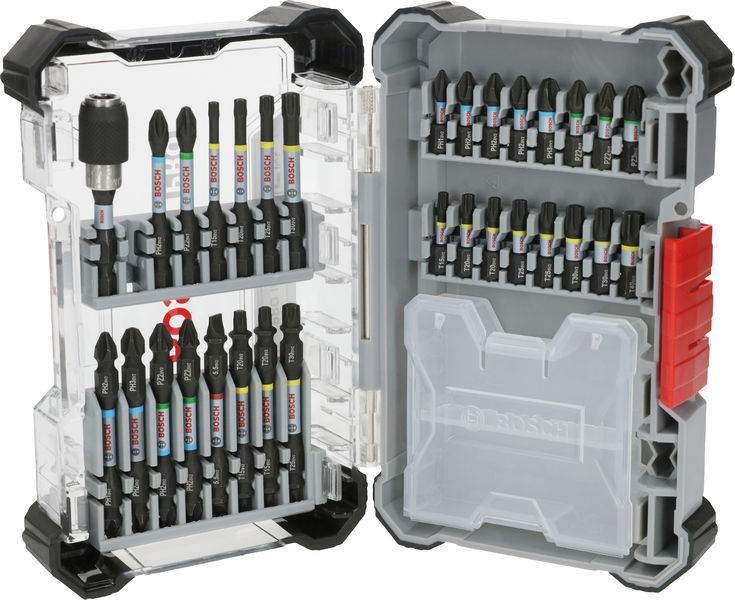 PRO Impact Bit Set, Display, 6 x 31-tlg