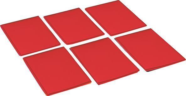 Auflagedeckel rot f.Transport-Stapelkasten B300xT200 mm VE 4 Stk. LA-KA-PE