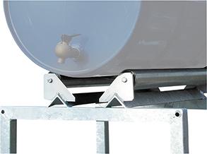 Drehbare Fassauflage