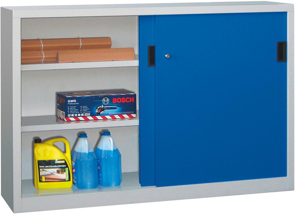 Schwerlastschiebetürens. 1000/400/1500 verzinkt RAL 7035/5012 Schwerlastschiebetürens. 1000/400/1500 verzinkt RAL 7035/5012