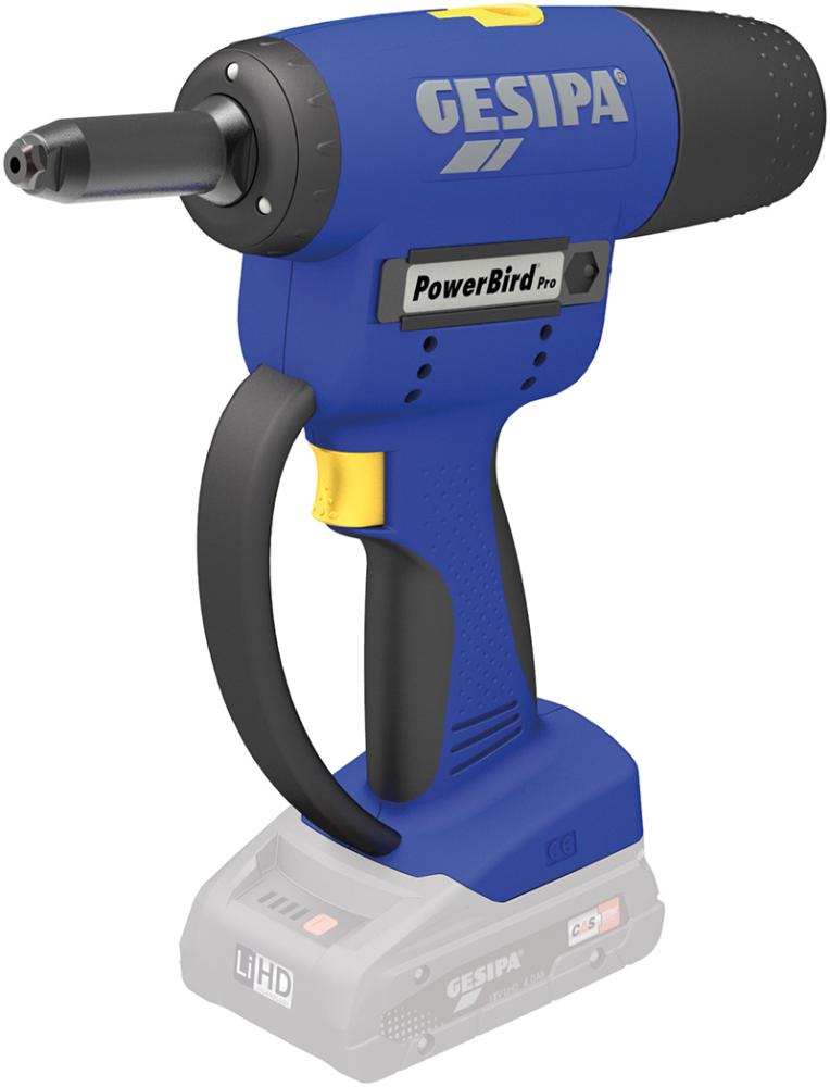 Akku-Nietpistole solo PowerBirdPRO GE Gesipa ohne Akku ohne Ladegerät Karton Akku-Nietpistole solo PowerBirdPRO GE Gesipa ohne Akku ohne Ladegerät Karton