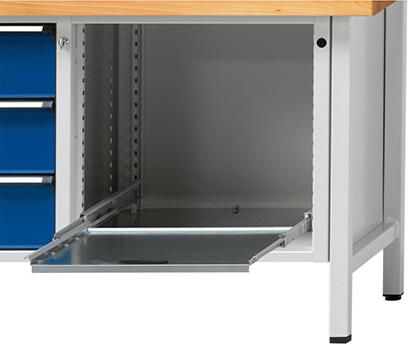 Auszugboden für Gehäusebreite 660mm RAL 7035 Traglast 100 kg 100 % ausziehbar Auszugboden für Gehäusebreite 660mm RAL 7035 Traglast 100 kg 100 % ausziehbar