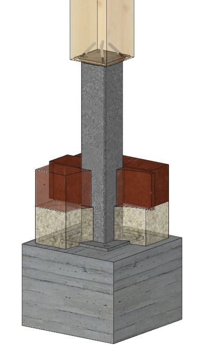Artikelhauptbild PB3B Stützenfuß
