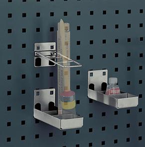 Kombihalter komplett B55xT150 mm 3 Aufnahmen 2-tlg. für Lochplatten bott Kombihalter komplett B55xT150 mm 3 Aufnahmen 2-tlg. für Lochplatten bott