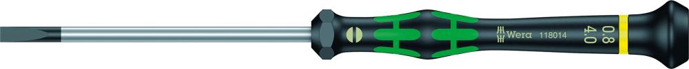 Elektronik- Schraubendreher Schlitz 4x0,8x80mm Wera Elektronik- Schraubendreher Schlitz 4x0,8x80mm Wera