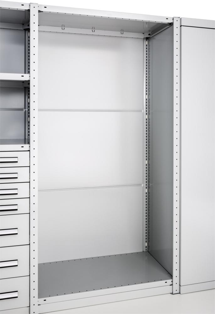 Rückwand CLIP H3000 mm Vollblech grau META