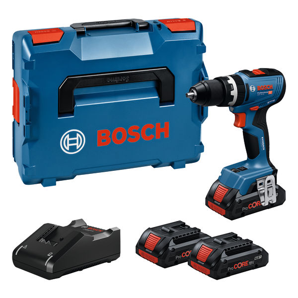 Akku-Schlagbohrschauber GSB 18V-65, 2 x Akku ProCORE18V 4.0Ah, L-BOXX 136