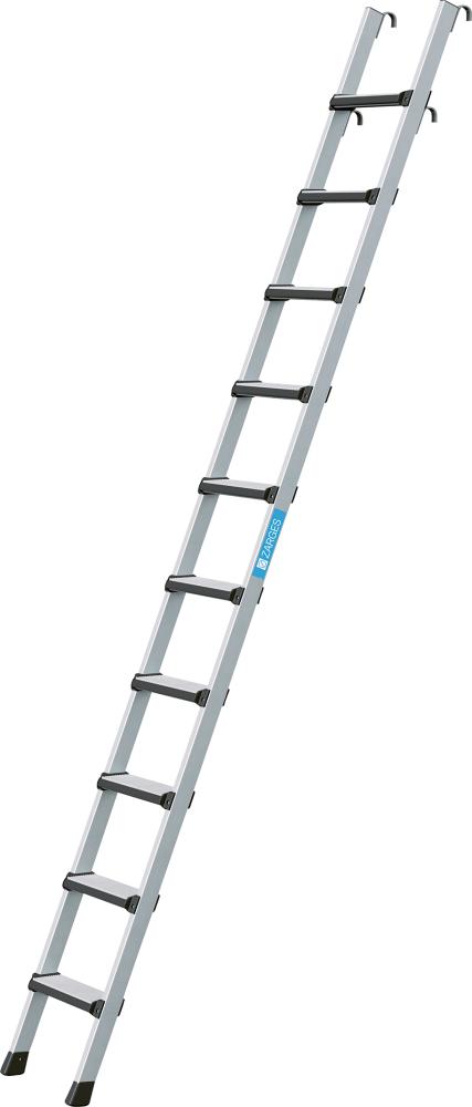 Regaleinhängeleiter Z600 m. 10 gebörd. Stufen Regaleinhängeleiter Z600 m. 10 gebörd. Stufen