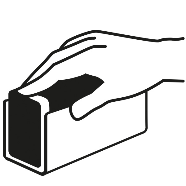 Handschleifen Logo/Symbolbild